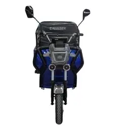 Вантажний електроскутер-самоскид триколісний CROSSER Cargo 12" (1500W 60V, 32Ah) Синій - мініатюра 4