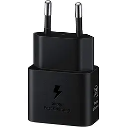 Зарядний пристрій Samsung USB-С чорний 25 Вт (EP-T2510NBEGEU) - мініатюра 2