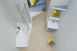 Дзеркало для ванної кімнати Ravak 10° 550 біле ліве X000001070 - мініатюра 2