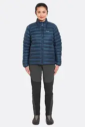 Куртка жіноча утеплена Rab Cirrus Jacket Womens 10 Чорний - мініатюра 7