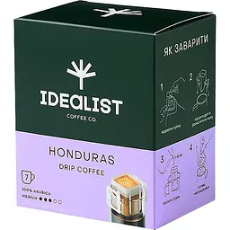 Набір: Дріп кава Idealist Coffee & Co. Honduras 84 г (7 шт. х 12 г)