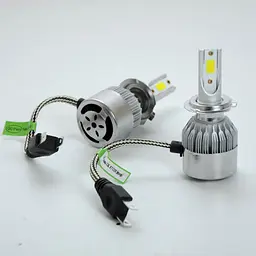 LED лампи автомобільні H7 радіатор+кулер 3800Lm C6L/COB/36W/5000K/IP65/9-32V 2шт
