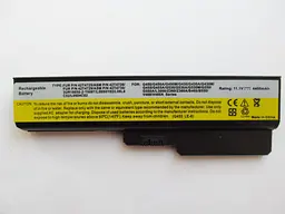 Акумулятор для ноутбука Lenovo IdeaPad G430 42T4585, 4400 mAh, 6cell, 11.1V, Li-ion, чорний - мініатюра 3