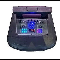 Портативна колонка Bluetooth Q-YX8000 бездротова акустична система з підсвіткою та мікрофоном - мініатюра 2
