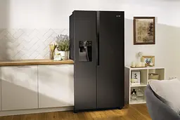 Холодильник Gorenje SBS 179x68x91см 2 двері Х-368 л М-167 л A++ NF Plus Інвертор диспенсер дисплей чорний (NRS9EVB) - мініатюра 7
