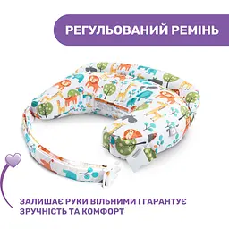 Подушка для годування Chicco Boppy Deluxe біла з синім (79912.86) - мініатюра 3
