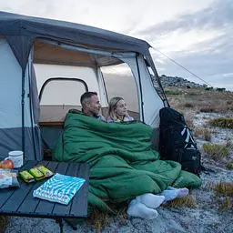 Спальний мішок двомісний із подушками Naturehike CNK2350WS019, зелений - мініатюра 5