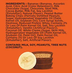 Цукерки Reese's Banana Slices in Milk Chocolate and Reese's Peanut Butter Chips 227г - мініатюра 5