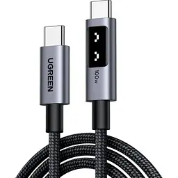 Кабель Ugreen USB Type-C Uno USB Type-C to USB Type-C 100W 1m Black (35501)