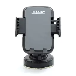 Автоутримувач для телефону ELEGANT із присоском (360°) 55-85мм (150 006) - мініатюра 3