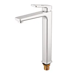Змішувач для умивальника високий Koer KB-11031-01 KR5433 Хром - мініатюра 5