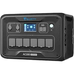 Комплект зарядної станції Bluetti AC300 + battery module B300K - мініатюра 3