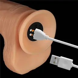 Вібратор Lovetoy Power Basics Cock 11'' 28.3 см (тілесний) - мініатюра 12