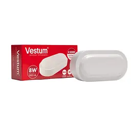 Светодиодный светильник Vestum овальный ЖКХ 8W 4500K 220V 1-VS-7201