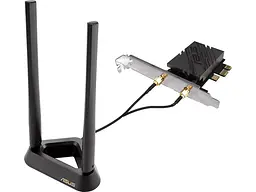Wi-Fi адаптер Asus PCE-BE92BT BE9400 (90IG08U0-MO0B00) - мініатюра 2