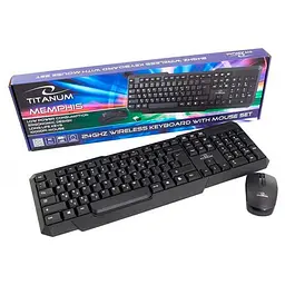 Комплект (Клавіатура та миша) Esperanza TK108UA Titanum Memphis USB Black (TK108UA) - мініатюра 6