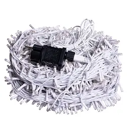 Новорічна гірлянда Різдвяна фея вулична GarlandoPro 100 м 1000 LED гірлянда на вулицю 8 режимів роботи білий провід Синій CF1000L100MWBL - мініатюра 5