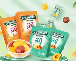 Льодяники від болю в горлі Wrigley's Doublemint Honeysuckle Honey Lemon Flavor 20.5г - мініатюра 6