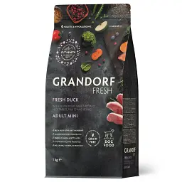 Сухий корм GD Fresh Adult Dog Mini Duck & Sweet Potato для дорослих собак малих порід 1 кг