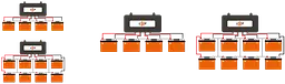 Балансувальник заряду LogicPower LPB48 Battery Equalizer (LP21655) 48в для 4 акумуляторів 12V AGM GEL - мініатюра 3