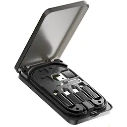 Комплект адаптерів Essager geometric multifunctional data cable storage box (ECJHZ-JH01-P) - мініатюра 2