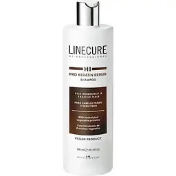 Шампунь Hipertin Linecure Vegan Pro Keratin Repair відновлюючий 300 мл