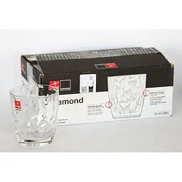 Набір склянок Bormioli Rocco Diamond water 305 мл 6 шт. (350200M0) - мініатюра 2