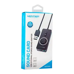 Звукова плата Vention Audio USB 3х3,5mm jack 0.15m Volume Control (CDRBB) - мініатюра 2