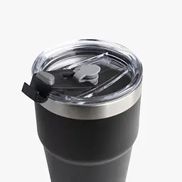 Пляшка-стакан для води Smart Shake Bohtal Insulated Travel Mug 600 мл чорний - мініатюра 3