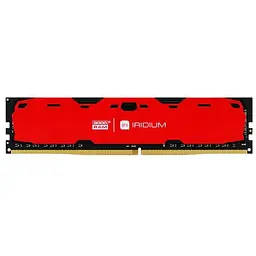 Модуль пам'яті GoodRam DDR4 8Gb IRDM Red 2400MHz (IR-R2400D464L15S/8G) Б/в