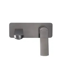Змішувач для умивальника Qtap Slavonice прихованого монтажу QTSLA273GMB45920 Gunmetal Black PVD Шліфований чорний хром - мініатюра 4