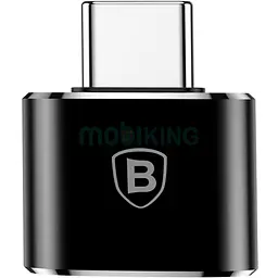 Переходник Baseus Female USB to Type-C Male OTG Adapter Converter 2.4A CATOTG-01 - мініатюра 3