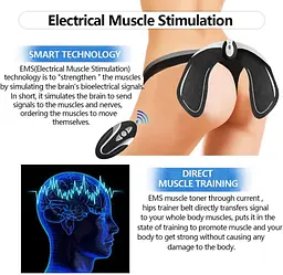 Стимулятор черевної порожнини Ben Belle Hip Trainer Electronic Smart Training Portable Muscle Toner Hip Trainer for Me - мініатюра 3