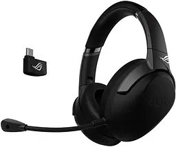Гарнітура ігрова Asus ROG Strix Go 2.4 WL/3.5 мм/USB Black (90YH01X1-B3UA00) - мініатюра 6