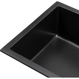 Мийка кухонна GRANADO Under top XL black shine (gr3701) - мініатюра 3