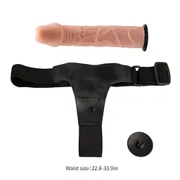Страпон Ultra Passionate Harness тілесний 19.8 см - мініатюра 4