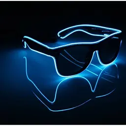Окуляри світлодіодні Leds сонцезахисні El Neon blue ray неонові