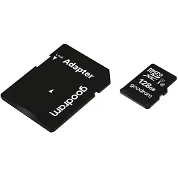 Карта пам'яті Goodram MicroSDXC 128GB UHS-I Class 10 + SD-adapter (M1AA-1280R12)