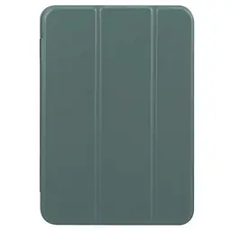 Чохол-книжка BeCover Tri Fold Soft TPU для Apple iPad Mini 7 2024 Dark Green (712445) - мініатюра 2