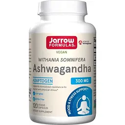 Натуральна добавка Jarrow Formulas Ashwagandha, 120 вегакапсул