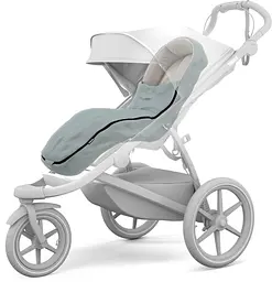 Теплий конверт-накидка Thule Stroller Footmuff Alaska Blue (TH 11200322) - мініатюра 4