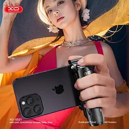 Мульті-Монопод XO SS21 3 in 1 Multi-function Mini BT Selfie Stick / Camera Aid Чорний - мініатюра 3