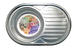 Кухонна мийка Romzha Dana Nova Satin RO48485, Сірий - мініатюра 2