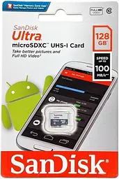 Картка пам'яті SanDisk MicroSDXC 128 GB Ultra UHS-1 card only SDSQUNR-128G-GN6MN - мініатюра 3