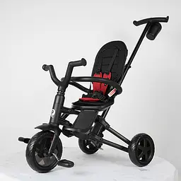 Велосипед складаний триколісний дитячий Qplay Nova Niello Red (S700-12Nova+EvaRed) - мініатюра 8