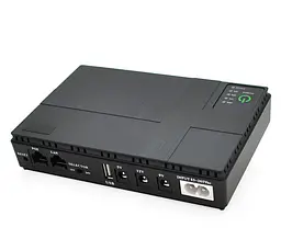 UPS ДБЖ безперебійне живлення для роутера/комутатора/PON/POE, 5/9/12V, Voltronic 10400mAh - мініатюра 1