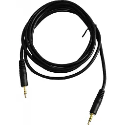 Аудіо-кабель 3,5mm/3,5mm (пальчик-пальчик) Atcom (17435), 1.8m Black (о)