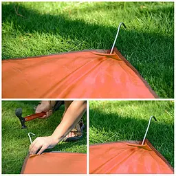 Тент Naturehike (NH15D004-X) 2,10х1.5м - універсальний - помаранчевий - мініатюра 3