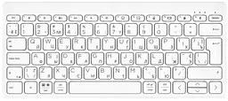 Клавіатура мембранна 350 Compact Multi-Device, 78key, BT, EN/UK, білий HP teh0013884