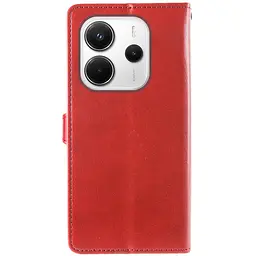 Шкіряний чохол-книжка GETMAN Gallant (PU) для Xiaomi Redmi Note 14 4G (Europe version) Червоний - мініатюра 2